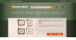 Desktop Screenshot of frames-direct.com